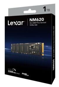 SSD Lexar NM620 NVMe PCIe3 - 1TB (Đọc 3300MB/s - Ghi 3000MB/s)