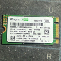 ssd nvme 128gb mã 2242 gen3x2 dạng 2khe dành cho một số dạng laptop đời cũ sưc khoẻ 98/99/100%