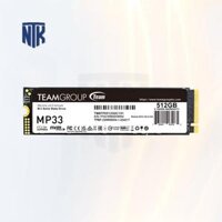 SSD NVMe 512GB Teamgroup MP33 (TM8FP6512G0C101) | PCIe Gen3x4 · NVMe 1.3 · M.2 2280 | Read:1,700MB/s · Write:1,400MB/s · 120TBW · ECC