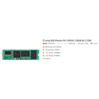 SSD Plextor px-128s3g M2 128Gb