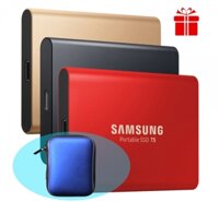 SSD Samsung 1TB - T5 Portable 2.5 USB type c 3.0 /3.1(Mu-PA1T0B/WW) (3 màu B/G/R-đen/vàng/đỏ)