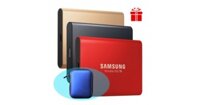 SSD Samsung 500GB - T5 Portable USB type c 3.0 /3.1 (Mu-PA500B/WW) (3 màu B/G/R-đen/vàng/đỏ)