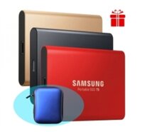 SSD Samsung 500GB - T5 Portable USB type c 3.0 /3.1 (Mu-PA500B/WW) (3 màu B/G/R-đen/vàng/đỏ)