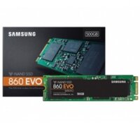 SSD Samsung  860EVO 500GB M2 Sata III 6Gbit/s -2280 (Mz-N6E500BW)