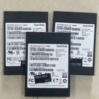 Ssd sata3 2.5 SanDisk 250/256gb hàng bóc máy bộ sức khoẻ 95% trơ lên