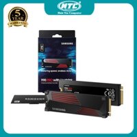 [SSD TẢN NHIỆT] Ổ cứng gắn trong SSD 2TB Samsung 990 Pro With Heatsink PCIe M.2 2280 Gen 4.0 x4 NVMe V-NAND (MZ-V9P2T0)