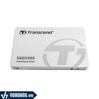 SSD Transcend 120Gb TS120GSSD220S| Ổ Cứng SSD 2.5" SATA 3 Tốt Nhất Cho PC-Laptop | Hàng Chính Hãng