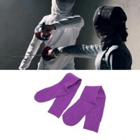 Ssrroo Spyminnpoo 1 cặp vớ hàng rào Violet Bông cotton cotton cotton hấp dẫn cao