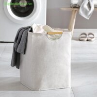 Sstar Giỏ Giặt Chống Thấm Nước Vải Lanh Cotton Giỏ Quần Áo Bẩn Túi Bảo Quản Hamper, 60-100 Nhân Vật SSTAR