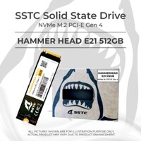 SSTC SSD HammerHead Series 256/512 GB Chuẩn M2 Gen 4x4 - Hàng Chính Hãng