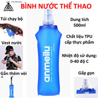 SSTúi đựng nước chạy bộ thể thao Túi chạy bộ 1006 đựng bình nước mềm gấp gọn Túi đeo hông Túi đeo ngực aolik10