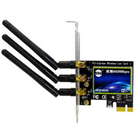 SSU Wireless Dual Band PCI Express Adapter with Speed Up To 450Mbps 2.4G/5G Wi-Fi Adapter Network Card for Desktop Computers