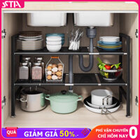 STA-Kệ Gầm Bếp 2 Tầng Đa Năng Kệ Để Đồ Nhà Bếp Đa Năng Kệ Để Xoong Nồi, Kệ Gầm Bồn Rửa