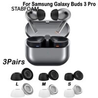 Stabfoam 3 Cặp Đầu Tai Nghe, Đầu Tai Trong Tai Thay Thế, Nút Tai Silicon S / M / L Cho Phụ Kiện Tai Nghe Galaxy Buds 3