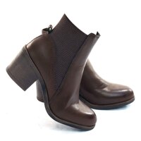 Stacked Block Heel Elastic Ankle Boots, Women's Chelsea Dress Boots