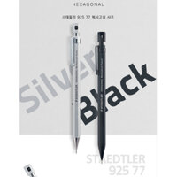 [Staedtler] Bút chì cơ khí lục giác 925-77 0,5mm / Đen, Bạc