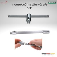 Stahlwille Thanh Chữ T Trượt 11071000 & Cần Nối Dài 54mm/ 102mm/ 150mm/ 330mm Tháo Lắp Nhanh 405QR 11011001/ 06/ 02/ 13