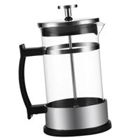 Stainless  Cafetiere Tea Coffee Maker Carafe 350ml Clear