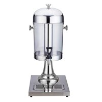Stainless Steel Beverage Machine - Three-barrel 6.3-gallon portable water dispenser - Hot and cold double purpose - with leaky socket for party use