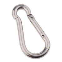 Stainless Steel Spring Snap Hook Carabiner Keychain Clips for Outdoors Sports, Not for climing - M4