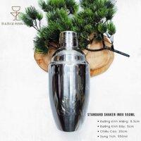 Standard Shaker Inox 550ml | Bình Lắc Shaker Inox Pha Chế Cocktail Chất Lượng Cao [HCM - Hàng sẵn - Hỏa tốc]