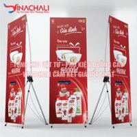 Standee Chữ X Cường Lực 60 x 160 cm