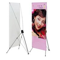 Standee chữ X cường lực 80x180