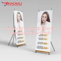 Standee Chữ X Giá Rẻ 80 x 180 cm