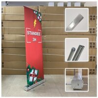 Standee cuốn nhôm giá rẻ, giá cuốn nhôm 0.6x1.6m | Standee 3H