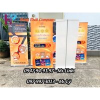 Standee cuốn nhôm nhựa cao cấp 80x180cm