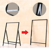 Standee Khung Sắt Chữ A Ngoài Trời giá rẻ, Standee chân sắt chịu gió 1 mặt và 2 mặt kích thước 60x90cm và 80x120cm.