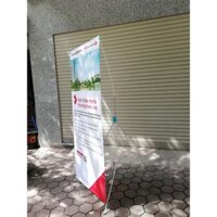 Standee X, Standy X bằng nhôm cao cấp KT 0.6*1.6m-0.8*1.8m dùng cho quảng cáo