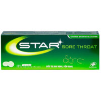Star Sore Throat không đường điều trị đau họng, viêm họng  – CÔNG TY CỔ PHẦN NHÀ THUỐC NHÂN DÂN – PHƯỢNG HOÀNG