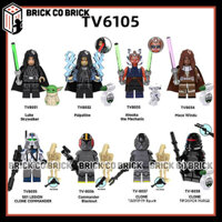 Star Wars Đồ chơi Lắp ráp Chiến Tranh Giữa các Vì sao Mô hình Nhân vật Anh Hùng Vũ Trụ Star Wars TV6105