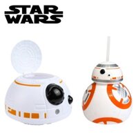 Star Wars: The Rise of Skywalker phim ngoại vi mô hình cốc bỏng ngô, cốc nước rơm White Soldier, cốc mô hình BB-8, màn hình bộ sưu tập