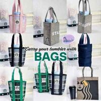 [Starbucks Authentic] TỔNG HỢP CÁC MẪU TÚI ĐỰNG LY, TÚI XÁCH STARBUCKS TUMBLER BAGS BRƠWN GOBLIN & MERMAID