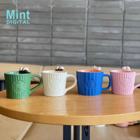 Starbucks Cup 296ml Trắng Hồng Xanh Xanh Dương Gốm Cốc Nước Cốc Cà Phê Để Bàn Cốc Nước