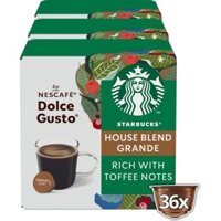 Starbucks® Grande (House Blend) by NESCAFÉ® Dolce Gusto® - PACK 36 Capsules, DATE 09/2025