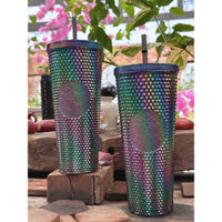 Starbucks - Ly nước Starbucks - Cốc Starbucks - Bản Gắn Đá - Màu Cầu Vồng