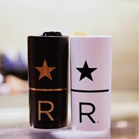 [STARBUCKS VIETNAM] - BỘ ĐÔI CỐC SỨ RESERVE BLACK & WHITE DW CERAMIC MUG 10oz