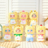 Starland West West Gấu bơ Bánh ngọt Hộp bất ngờ nhồi bông Đồ chơi thời trang Móc khóa Búp bê