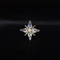 Starlight Cổ Nhỏ Pin Trâm Mạ Vàng Cao Cấp Thời Trang Pin Nút Nam Nữ Phù Hợp Với Áo Sơ Mi Hợp Thời Trang Phụ Kiện