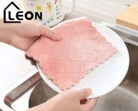 Starlux Home Kitchen Thicken Water Absorbent Velvet Cleaning Dish Cloth Towel Household Kichen Tools Gadgets