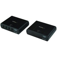 StarTech.com 4 Port USB 2.0 over Gigabit LAN or Direct Cat5e / Cat6 Ethernet Extender System - up to 330 ft (100m) - USB 2.0 Extender (USB2G4LEXT2)