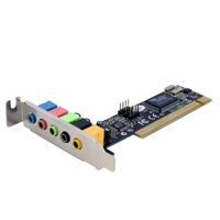 StarTech.com 5 Channel Low Profile PCI Sound Adapter Card PCISOUND5LP