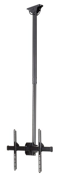 StarTech.com Ceiling TV Mount - 3.5' to 5' Pole - Full Motion - Supports Displays 32” to 75" - For VESA Mount Compatible TVs (FLATPNLCEIL)