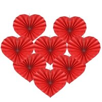 Stat 8 Chiếc Quạt Giấy Hình Trái Tim Tình Yêu Cho Đám Cưới Và Kỷ Niệm Trang Trí Gấp Quạt Lễ Tình Nhân Dự Tiệc Cung Cấp