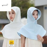 Stationerystudio Mũ chống nắng Ice Silk, Khăn choàng chống nắng vành rộng Mũ ngư dân, Mũ che nắng chống tia cực tím đơn giản Mũ leo núi Mũ cắm trại