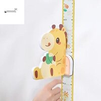Stationerystudio Nhãn dán trẻ em, Nhãn dán tường chiều cao hoạt hình 3D cho bé, Thước đo chiều cao âm thanh nổi trang trí 65-180cm dễ thương Phòng trẻ em