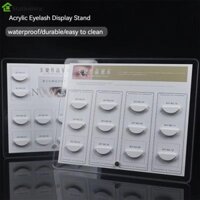 Stationwa Chân đế trưng bày lông mi giả, Chân đế kim loại có thể tháo rời Bảng hiển thị lông mi, Khối lượng lớn thực tế 10 / 12 / 16 / 20 Lưới Acrylic chống thấm nước Giá đỡ mi ghép lông mi